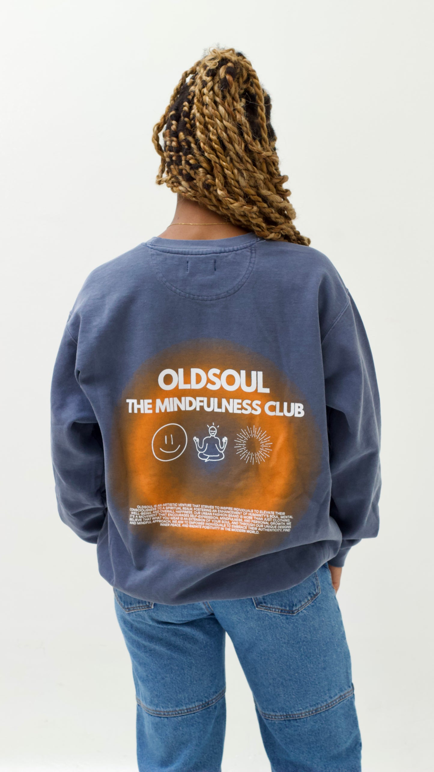 Essence Crewneck Blue Denim